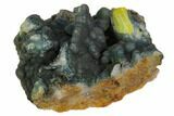 Blue-Green Plumbogummite on Pyromorphite - Yangshuo Mine, China #124844-1